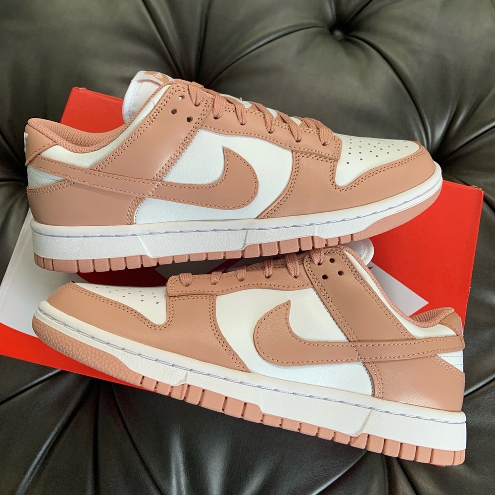 WOMENS NIKE DUNK LOW 🌹 ROSE WHISPER